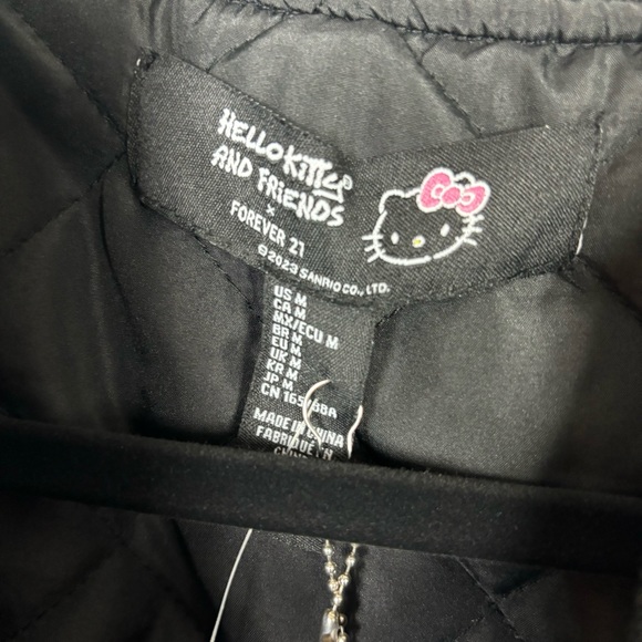 Pagliaccetto Pigiama Forever 21 X Hello Kitty | Strass Rosa | Taglia M | Nuovo Con Etichette